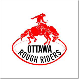 Defunct Ottawa Rough Riders 1980 Posters and Art